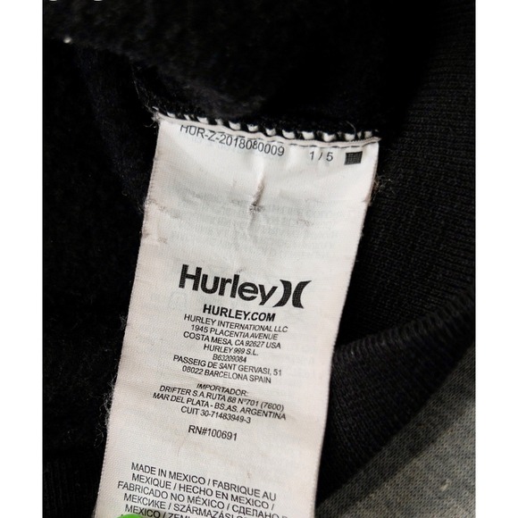 Hurley x Carhartt OG Fleece Pullover Hoodie Mens Small - Picture 10 of 11